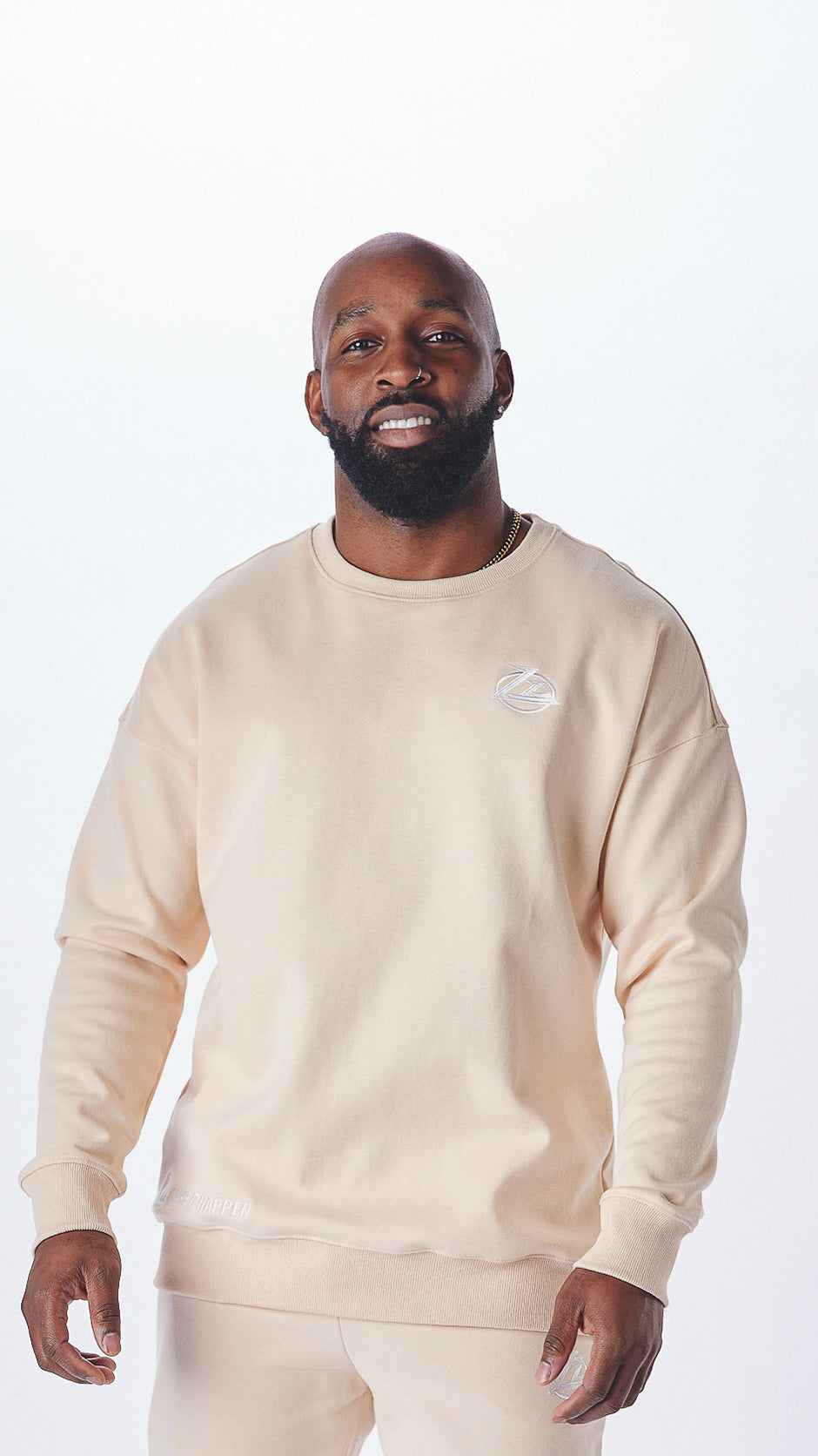Beige Zz Essential Crewneck