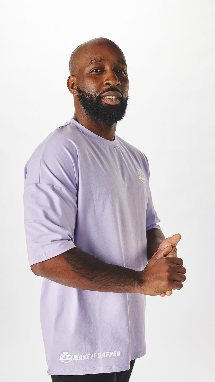 Purple Zz Oversized T-Shirt