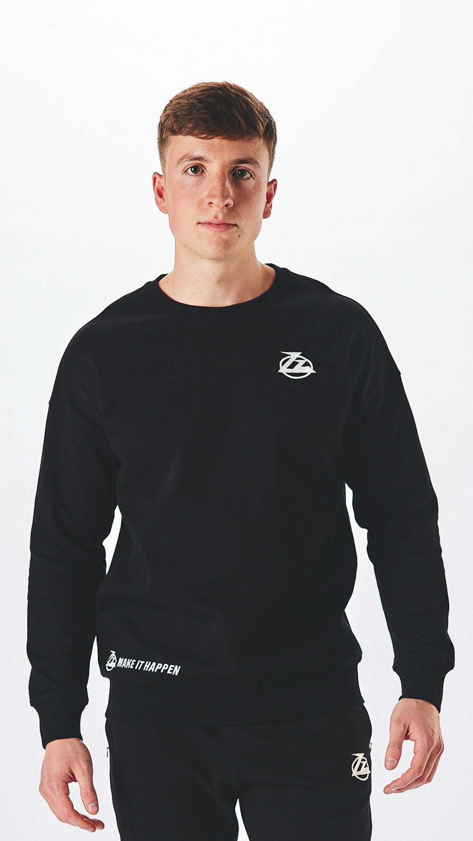Black Zz Essential Crewneck
