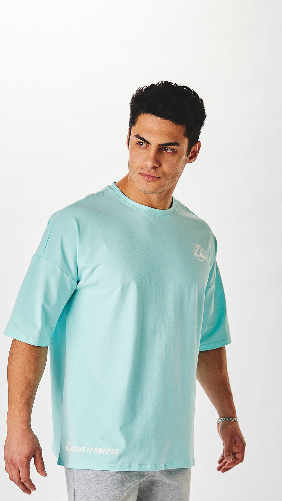 Teal Zz Oversized T-Shirt