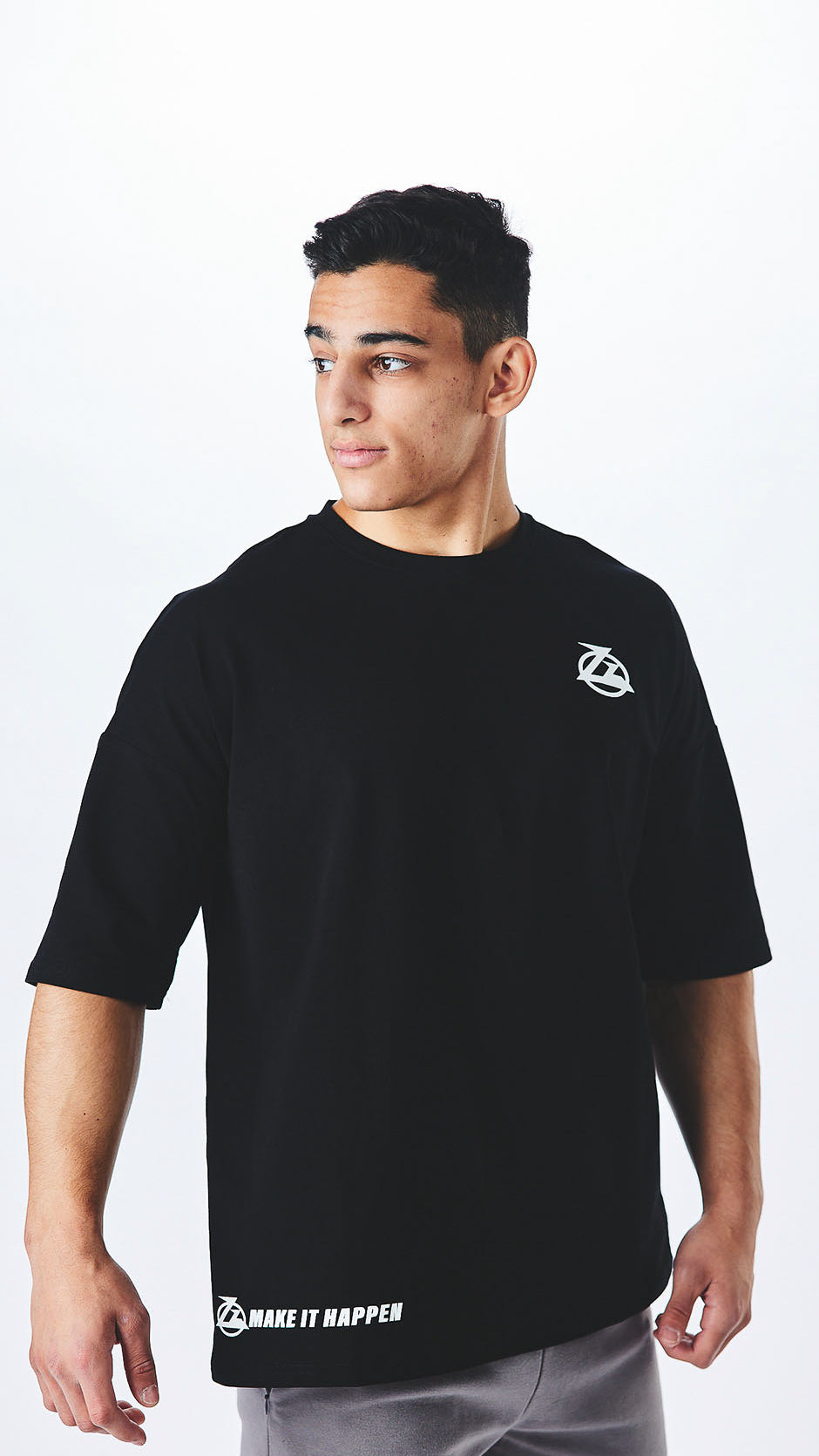 Black Zz Oversized T-Shirt