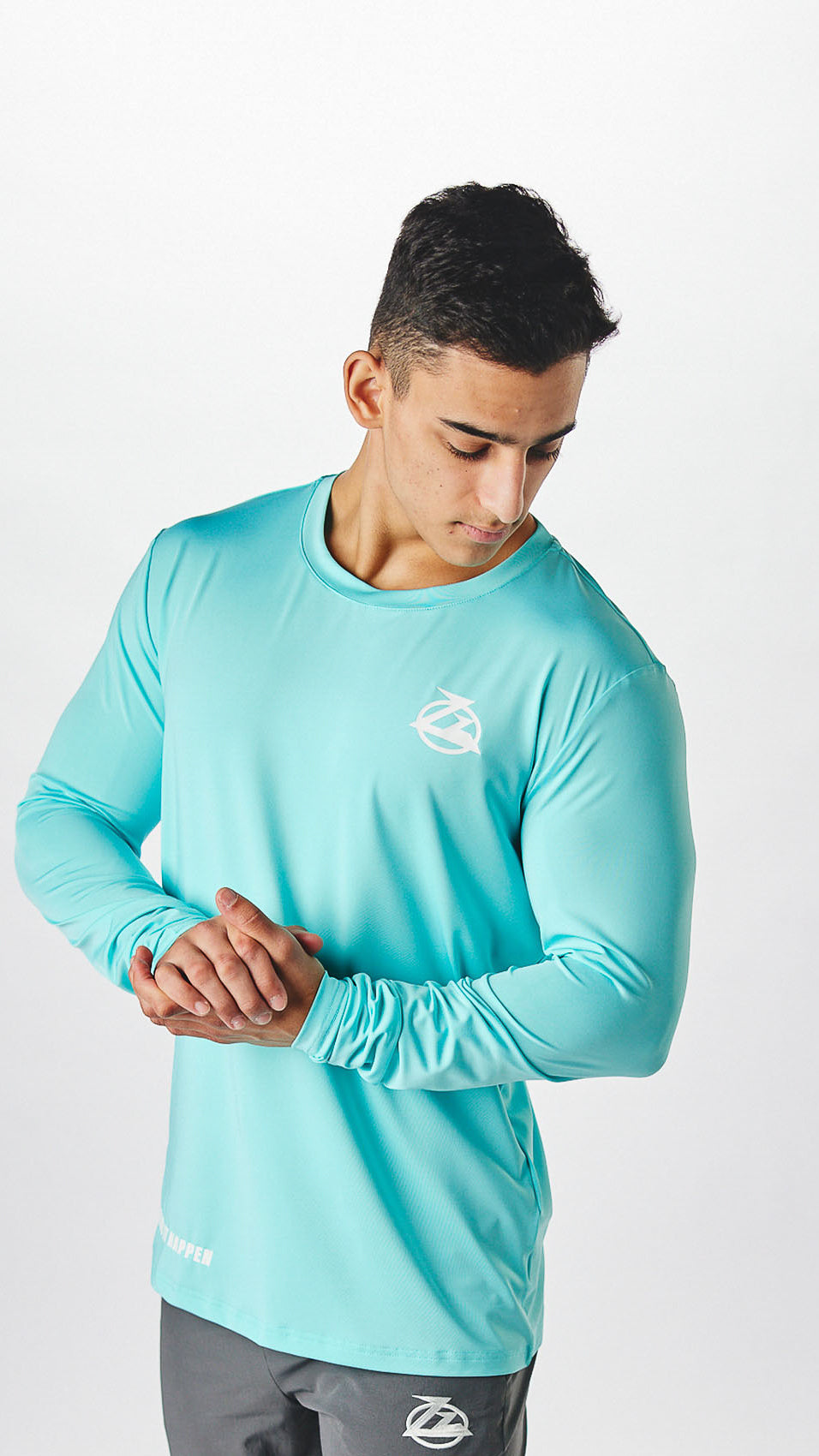 Teal Zz Sport Long Sleeve