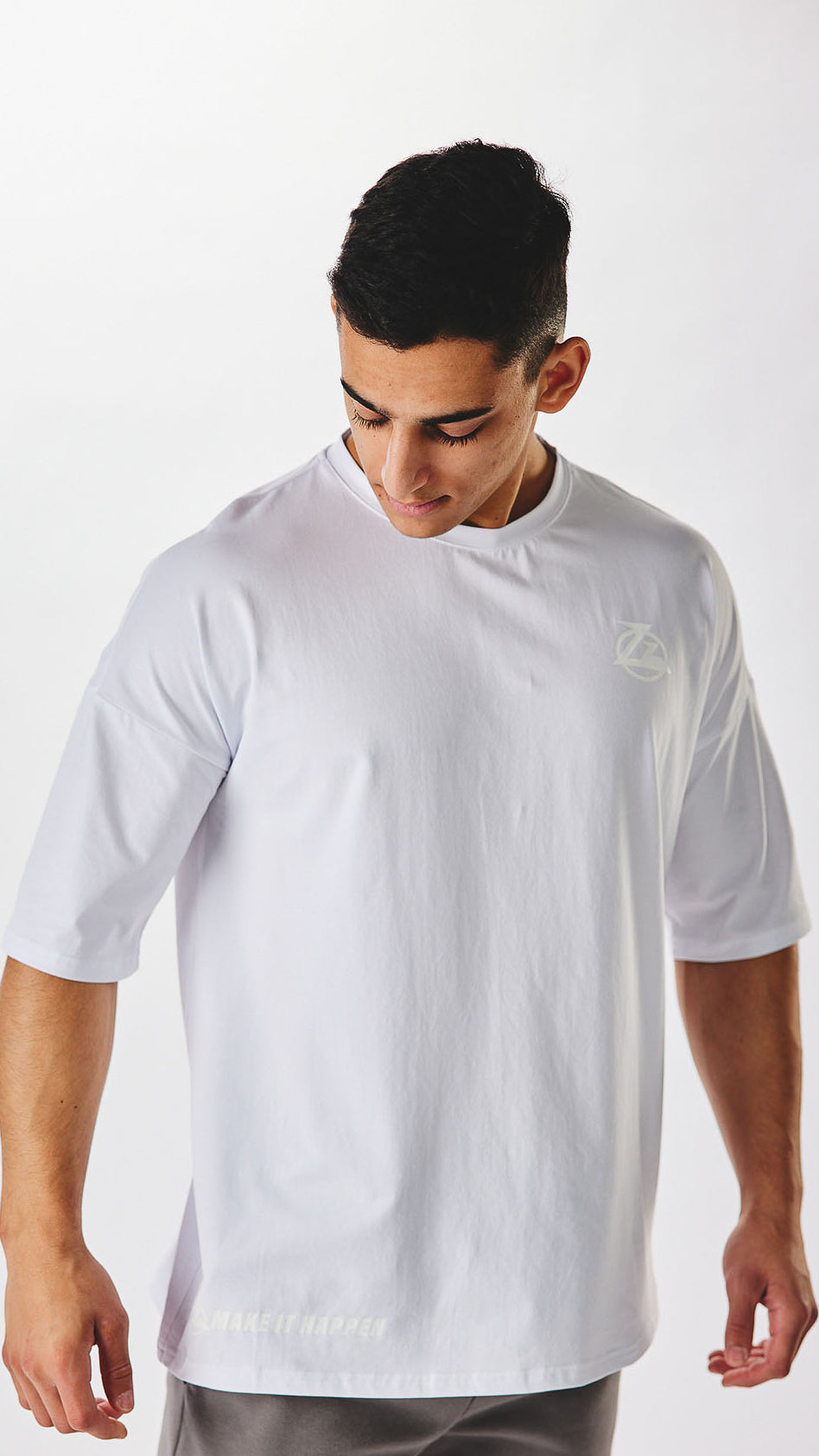 White Zz Oversized T-Shirt