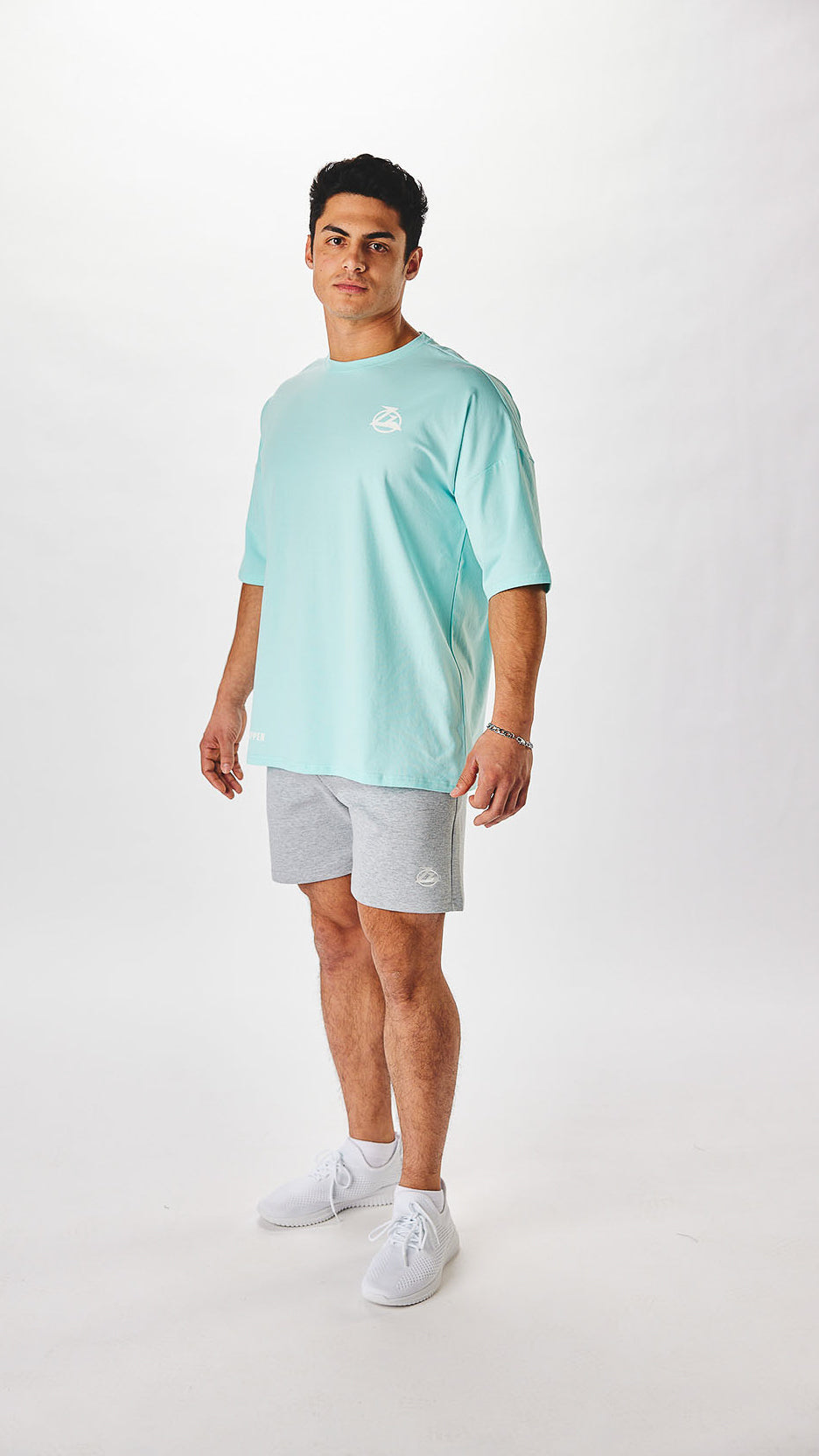 Teal Zz Oversized T-Shirt